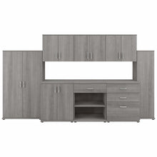 Load image into Gallery viewer, 136W 8 Piece Modular Storage Set with Floor and Wall Cabinets

