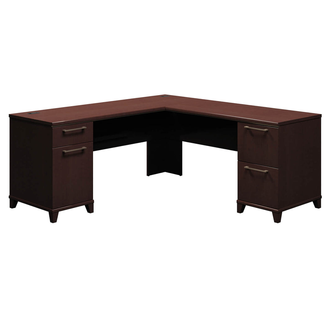 72W x 72D L Shaped Office Desk with Drawers