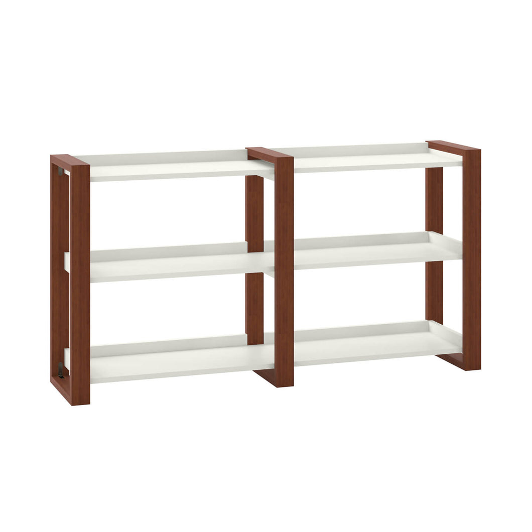 Scandinavian Style Console Table with Shelves