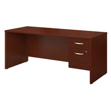 Load image into Gallery viewer, 72W x 30D Office Desk with 3/4 Pedestal
