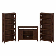 Load image into Gallery viewer, Tall TV Stand for 55 Inch TV with 5 Shelf Bookcases

