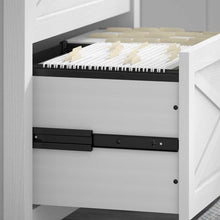 Load image into Gallery viewer, 48W Writing Desk with 2 Drawer Lateral File Cabinet
