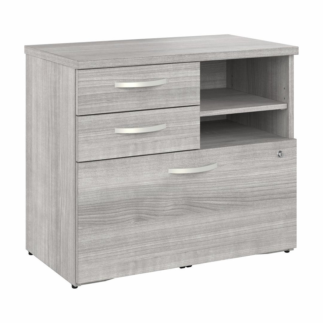Office Storage Cabinet with Drawers and Shelves