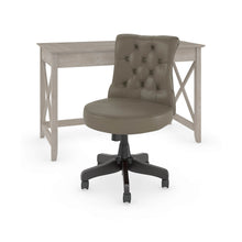 Load image into Gallery viewer, 48W Writing Desk with Mid Back Tufted Office Chair
