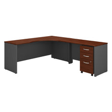 Load image into Gallery viewer, 72W Right Handed Corner Desk and Mobile File Cabinet
