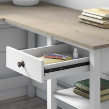 Load image into Gallery viewer, 60W L Shaped Computer Desk with 2 Drawer Lateral File Cabinet
