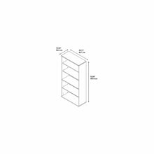 Load image into Gallery viewer, 5 Shelf Bookcase

