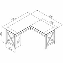 Load image into Gallery viewer, 60W L Shaped Desk
