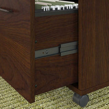 Load image into Gallery viewer, 48W Writing Desk with Mobile File Cabinet and 5 Shelf Bookcase
