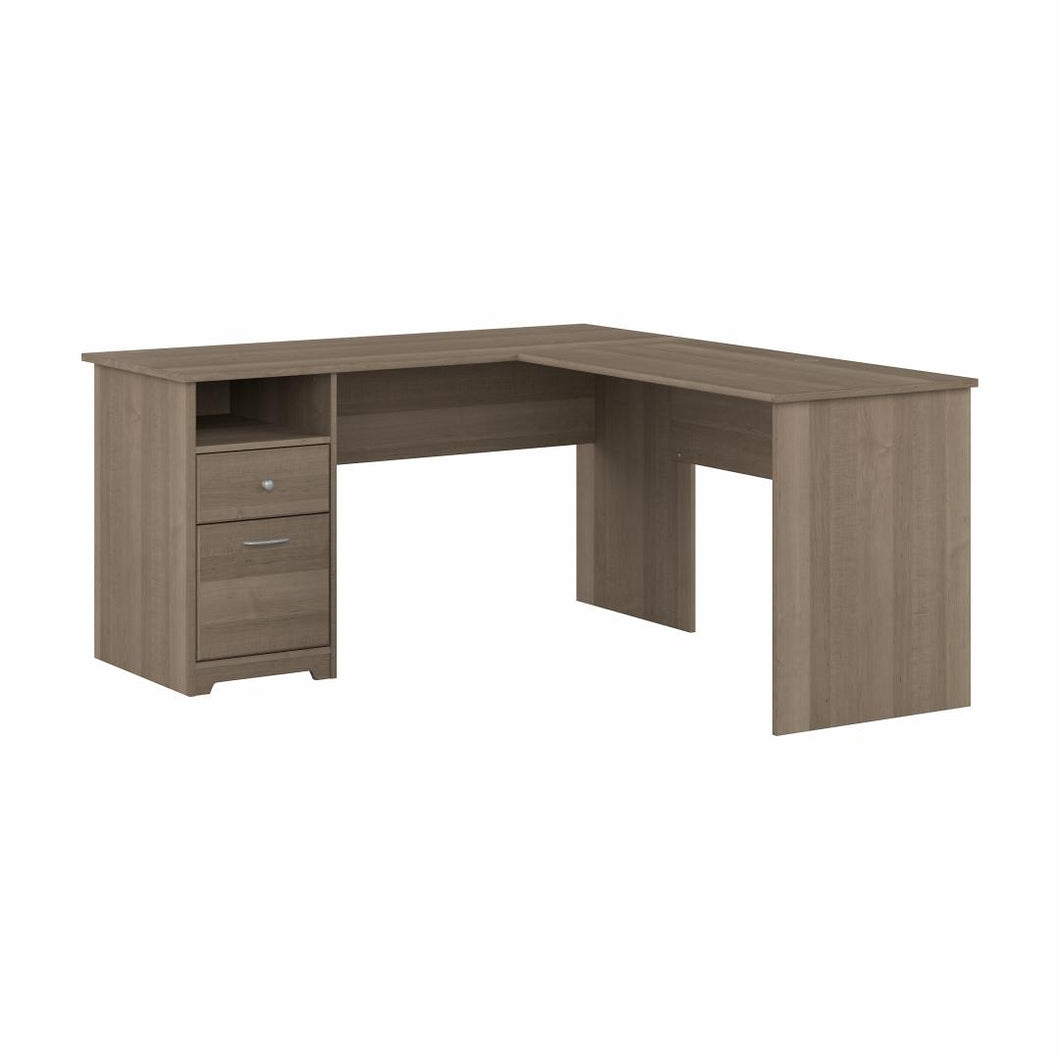 60W L Shaped Computer Desk with Drawers