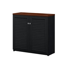 Load image into Gallery viewer, Small Storage Cabinet with Doors and Shelves
