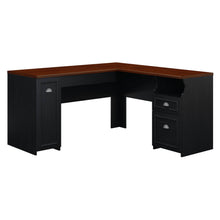 Load image into Gallery viewer, 60W L Shaped Desk with Drawers and Storage Cabinet
