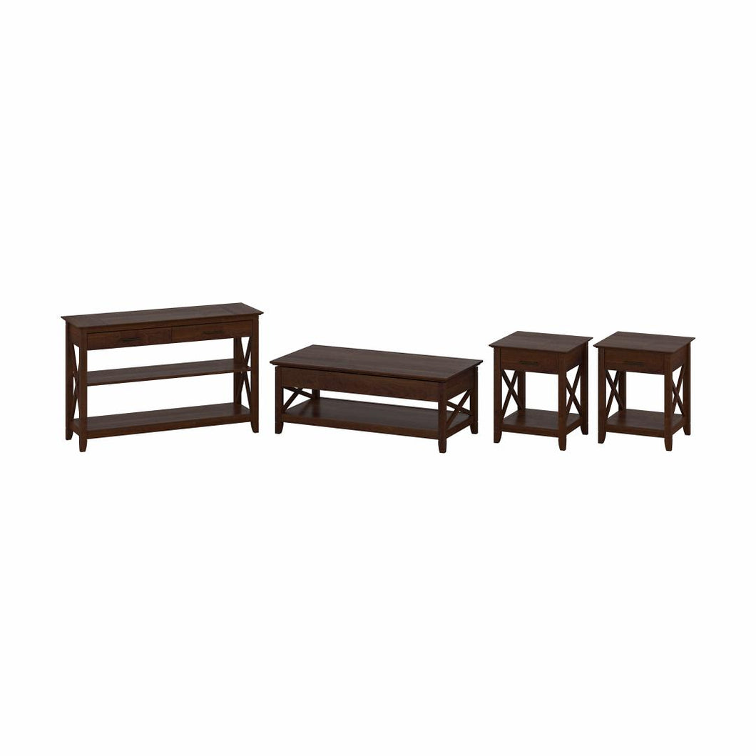 Lift Top Coffee Table Desk with Console Table and End Tables
