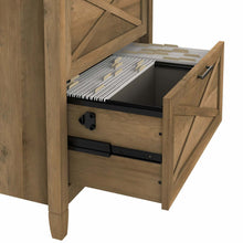 Load image into Gallery viewer, 2 Person Desk Set with Lateral File Cabinet
