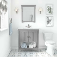 Load image into Gallery viewer, 32W Bathroom Vanity Sink with Mirror
