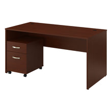 Load image into Gallery viewer, 60W Office Desk with Mobile File Cabinet
