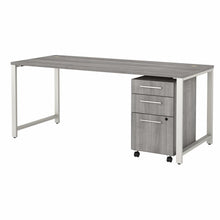Load image into Gallery viewer, 72W x 30D Table Desk with 3 Drawer Mobile File Cabinet
