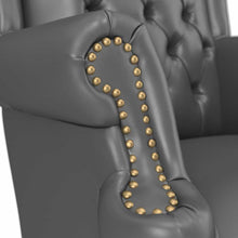 Load image into Gallery viewer, Wingback Leather Executive Office Chair with Nailhead Trim
