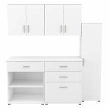 Load image into Gallery viewer, 5 Piece Modular Garage Storage Set with Floor and Wall Cabinets

