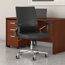 Load image into Gallery viewer, Mid Back Leather Office Chair
