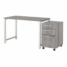 Load image into Gallery viewer, 48W x 24D Table Desk with 3 Drawer Mobile File Cabinet
