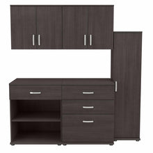 Load image into Gallery viewer, 5 Piece Modular Garage Storage Set with Floor and Wall Cabinets
