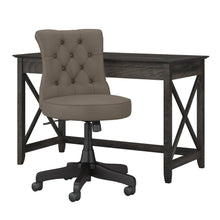 Load image into Gallery viewer, 48W Writing Desk with Mid Back Tufted Office Chair
