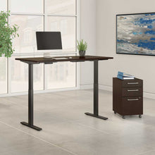 Load image into Gallery viewer, 60W x 30D Electric Height Adjustable Standing Desk with Storage
