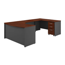 Load image into Gallery viewer, 60W Right Handed U Shaped Desk with Mobile File Cabinet

