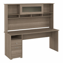 Load image into Gallery viewer, 72W Computer Desk with Hutch and Drawers
