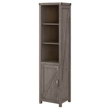 Load image into Gallery viewer, Tall Narrow 5 Shelf Bookcase with Door
