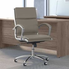 Load image into Gallery viewer, Mid Back Leather Executive Office Chair
