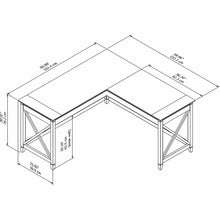 Load image into Gallery viewer, 60W L Shaped Desk
