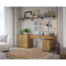 Load image into Gallery viewer, 48W Writing Desk with File Cabinets
