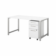 Load image into Gallery viewer, 60W x 30D Table Desk with 3 Drawer Mobile File Cabinet
