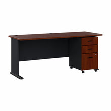 Load image into Gallery viewer, 72W Desk with Mobile File Cabinet
