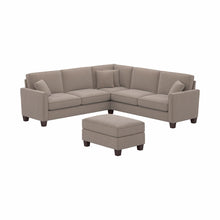 Load image into Gallery viewer, 99W L Shaped Sectional Couch with Ottoman
