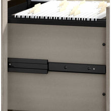 Load image into Gallery viewer, 54W Computer Desk with Mobile File Cabinet and 5 Shelf Bookcase
