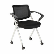 Load image into Gallery viewer, Mesh Back Folding Office Chairs Set of 2
