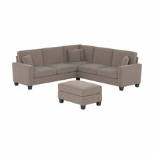 Load image into Gallery viewer, 99W L Shaped Sectional Couch with Ottoman
