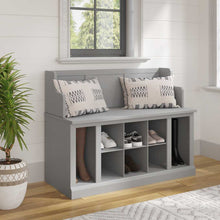 Load image into Gallery viewer, 40W Entryway Bench with Shelves
