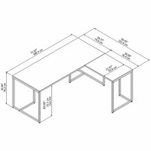 Load image into Gallery viewer, 72W L Shaped Desk with 30W Return
