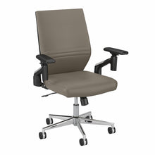 Load image into Gallery viewer, Mid Back Leather Office Chair
