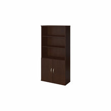 Load image into Gallery viewer, 36W 5 Shelf Bookcase with Doors
