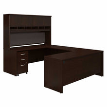 Load image into Gallery viewer, 72W U Shaped Desk with Hutch and Storage
