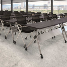 Load image into Gallery viewer, 60W x 24D Folding Training Table with Set of 2 Folding Chairs
