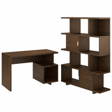 Load image into Gallery viewer, 48W Writing Desk with Etagere Bookcase
