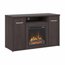 Load image into Gallery viewer, 48W Office Storage Cabinet with Doors and Electric Fireplace
