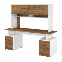 Load image into Gallery viewer, 72W Desk with 4 Drawers and Hutch
