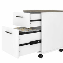 Load image into Gallery viewer, 60W L Shaped Desk with 2 Drawer Mobile File Cabinet
